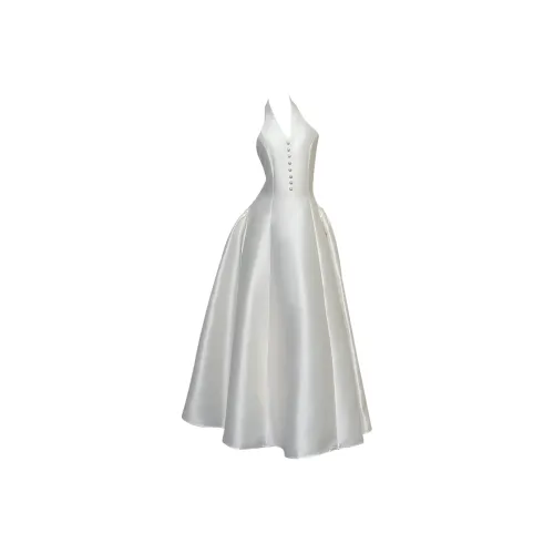 GJFD Светлый Абрикос Женские Платья Без Рукавов