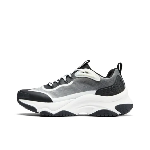 Skechers Street Collection Луна Walk Кроссовки Низкие Топы Повседневные Мужские Белые Черные