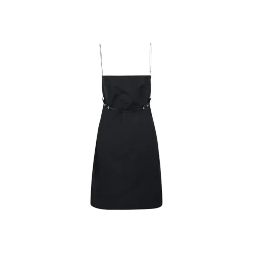 Givenchy SS24 Slip Платье Женское Черное