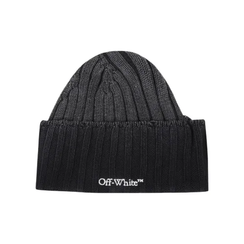 OFF Белый Полиэстер Шапки-бини Мужской Черный