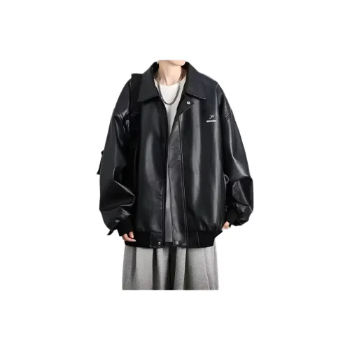 TONYBEAR Премиум Кожа Куртка Комплект для Стильного Образа Мужской