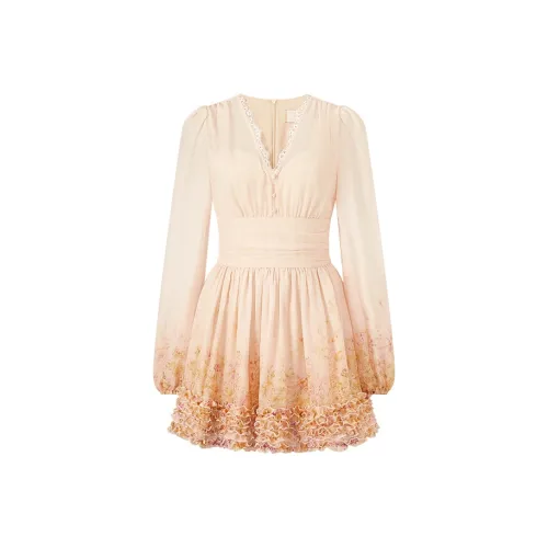 ACAINES Длинное платье с длинными рукавами женское