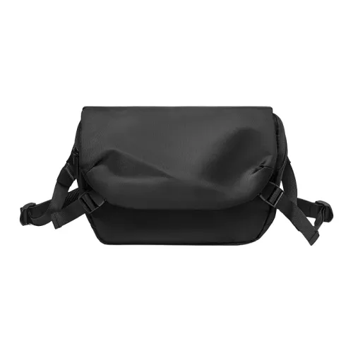 AOKANG Ткань Сумка через плечо Средняя Мужская Классическая Черная