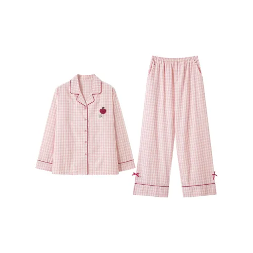 MIOJUER Pink Women's Pajama Sets