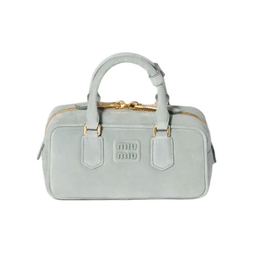 MIU MIU Arcadie series Сумка через плечо из коровьей кожи маленькая сумка женская розово-синяя