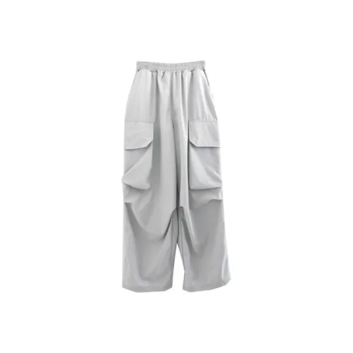 LOWEAR Fw Нейлон Ballon Cargo Maxi Брюки Брюки карго Женские