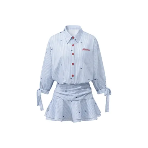 MIMOSA CHUR Длинное платье с длинными рукавами женское