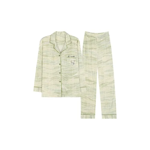 MIIOW Зеленый Женский Термокостюм