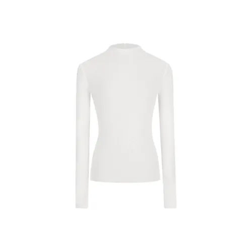 EMDPN Длинный рукав Т-рубашка Топ Женские