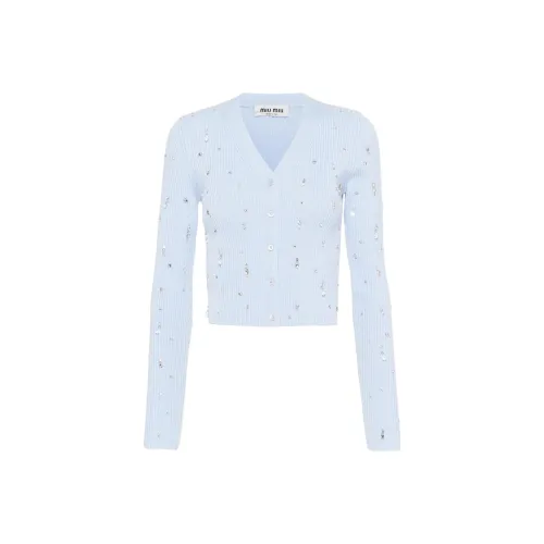 MIU MIU Синий Женские Свитеры