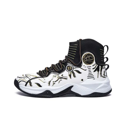 MUSNODO Амортизация Противоскользящий Устойчивый к истиранию Дышащий верх Высокие баскетбольные кроссовки для мужчин