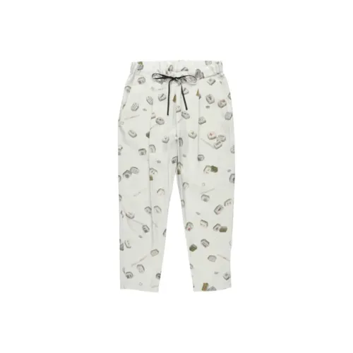 NIPOALOHA Light Gray Unisex Casual Pants NIPOALOHA Светло-серые унисекс повседневные брюки