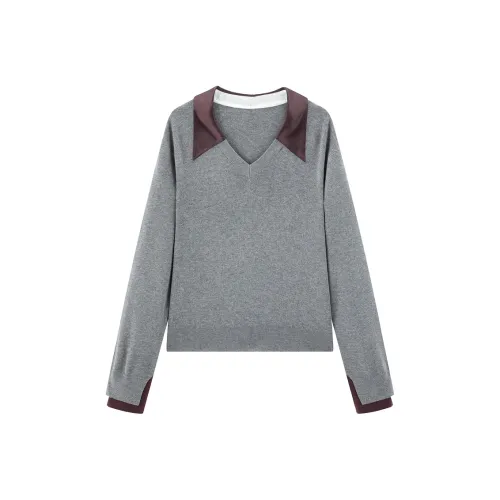 PEACEBIRD Кованый железный серый Женские Трикотаж