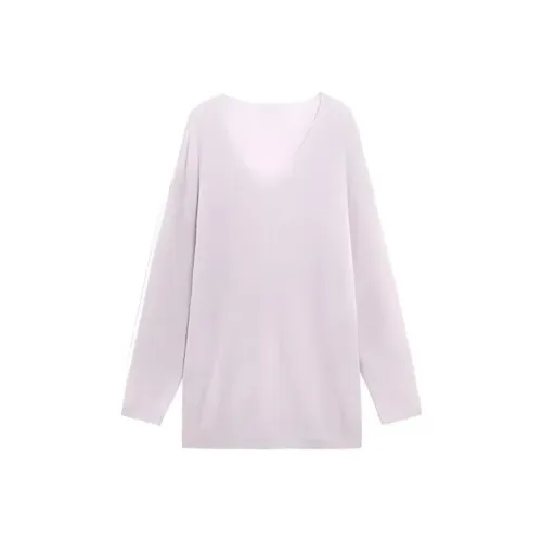 HeartyBite Фиолетовый Sea Шерсть Трикотаж Женские Трикотаж