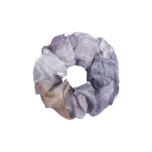 ROYALSASA Шелковый шифон Резинка для волос Женская