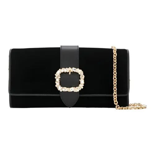 MICHAEL KORS Нефритовый Бархат Вечерний Сумка через плечо Женский Черный