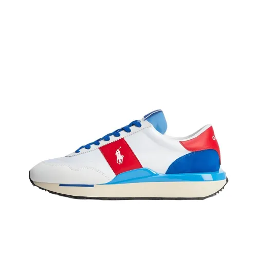 Polo Ralph Lauren Train 89 Low Топ Повседневная обувь Мужская Белая