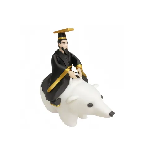 Детская музыка Ten Thousand Qin SHI Huang на белом медведе Gag Абстрактный украшение Шуточный игрушка