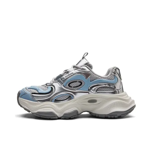 KAPPA Планета Обувь Спина к Спине Устойчивые к Износу Низкие Топы Толстая Подошва Кроссовки Женские