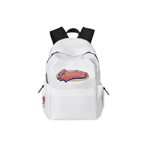 SRRW × BLUESHOW Коллаборация Полиэстер Рюкзак Унисекс Белый