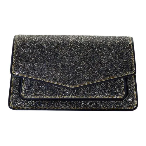 URANOLITH Корова Спилок Сумка-конверт Одно Плечо Через плечо Клатч Средний Женский Сияющий Золотой