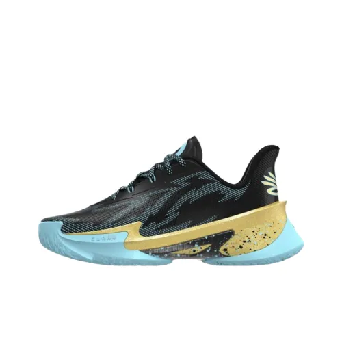 Under Armour CURRY SERIES 7 Low Топ Баскетбольные кроссовки Мужской Черный Синий