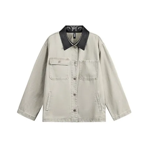 GEOGRE ALEX Серый Мужские Куртки