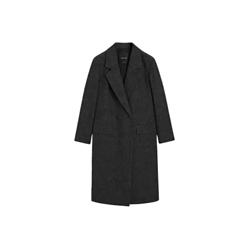 Massimo Dutti Темно-серый Женский Пальто