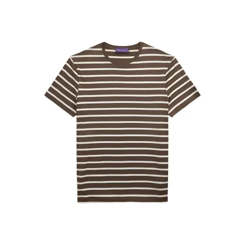 Ralph Lauren Purple Label SS25 T Рубашка Мужская Умбра