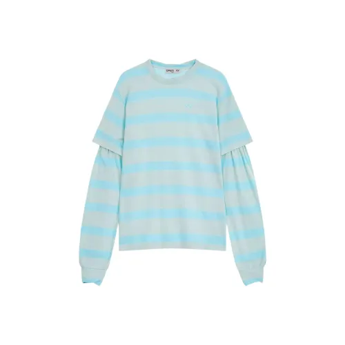 OPENyy Зеленые полосы Женские T-рубашки