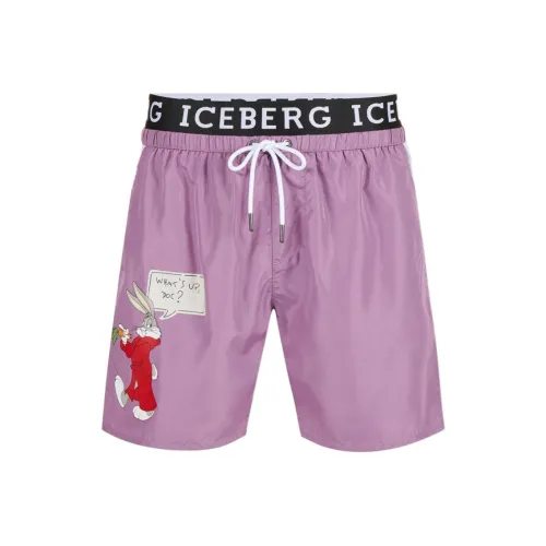 Цвет айсберга малиновый мужские плавки