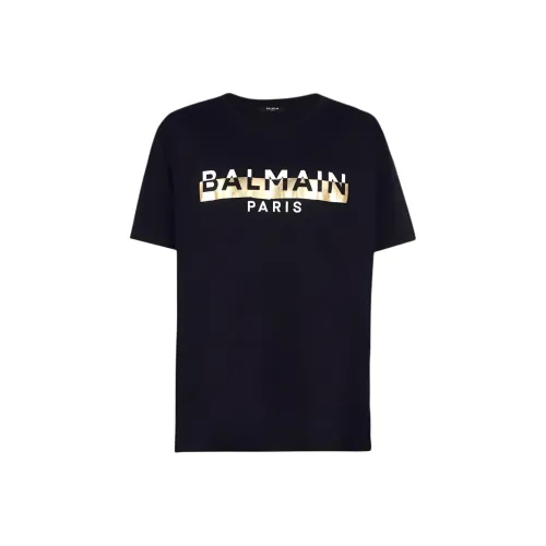 BALMAIN Мужские черные T-рубашки