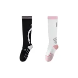 [2 упаковки/Ночные Светоотражающие Спортивные носки] Черный + Белый