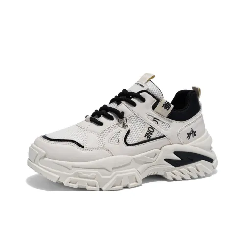 TONYBEAR Противоскользящий Устойчивый к истиранию Поддерживающий Легкий Низкий Топ Кроссовки с Толстой Подошвой Мужские