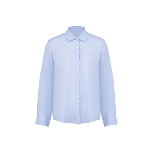 120% LINO Aqua Blue Women's Shirts