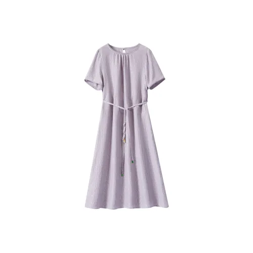 JINJU Короткий рукав Платье Женское