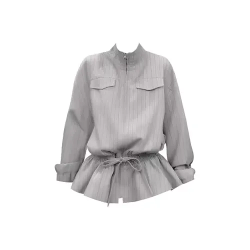 COVER TIME Серый Женские Куртки