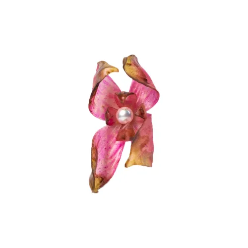 Fleeting Leather Коровья кожа Серьги-гвоздики Женские