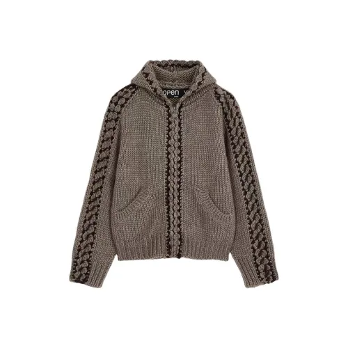 OPENyy Коричневый Женский Трикотаж