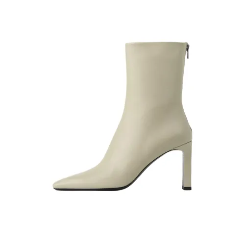 TOTEME Барная стойка Ботильоны 8,5 см Женские Бежевые