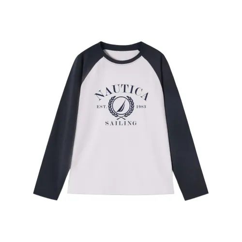 NAUTICA Длинный рукав Т-рубашка Осенний Подростки