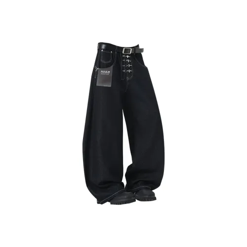 H.V.G.A Черные Унисекс Джинсы