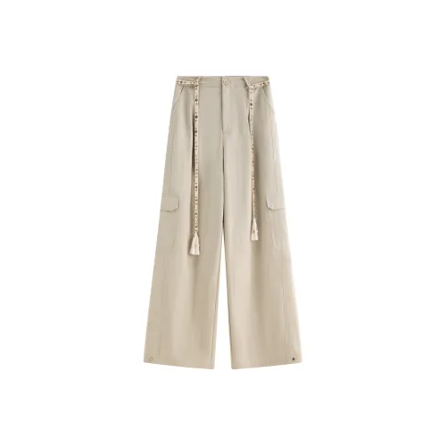 FANSILANEN Горох Зеленый Женские Карго Брюки