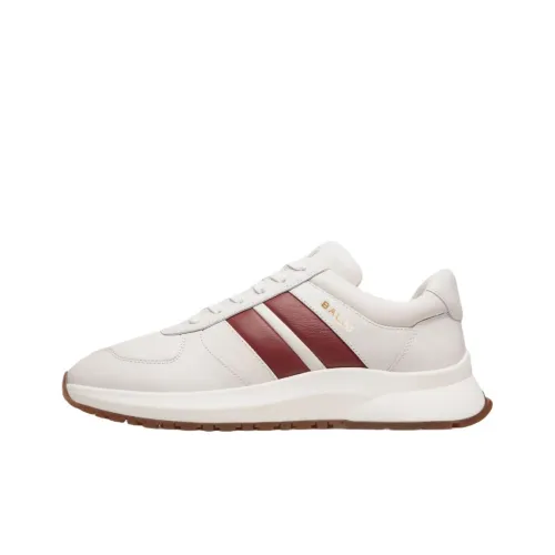 BALLY OUTLINE Низкий топ Повседневная обувь Мужская Белый Красный