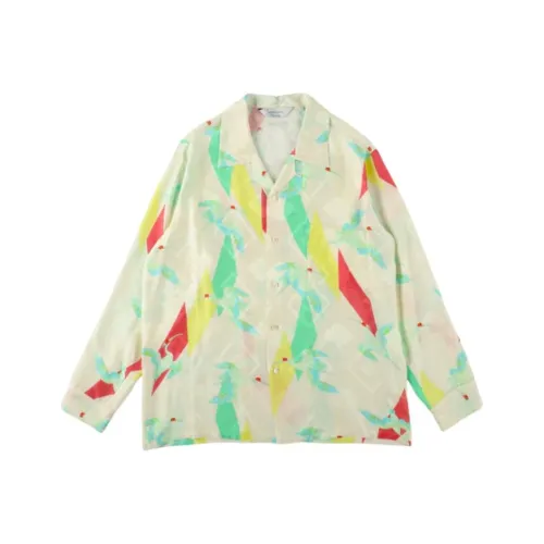 NIPOALOHA Сливочный Унисекс Рубашки