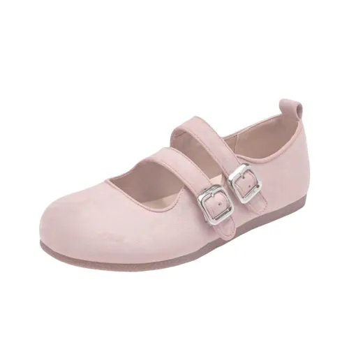 Wuji Плоская подошва Туфли Мэри Джейн Женские