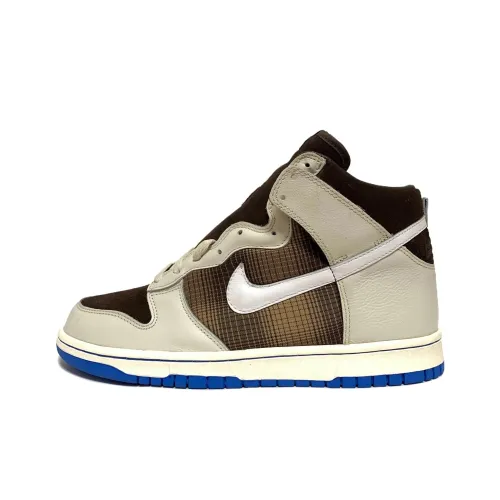 Nike Dunk High Топ Скейтборд Кроссовки Женские Коричневый