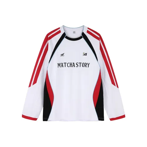 MATCHA STORY Белый Унисекс Свитшоты