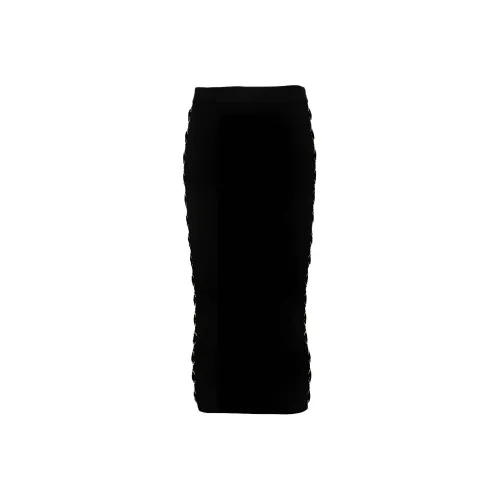 MICHAEL KORS SS24 Повседневная Длинная Юбка Женская Черная