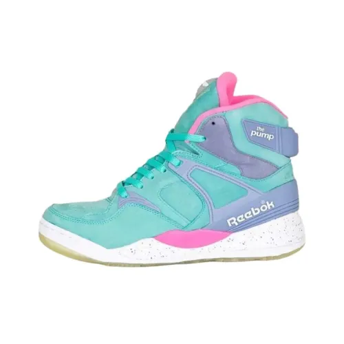 Mita x Reebok The Pump Винтажные баскетбольные кроссовки Мужской Зеленый Фиолетовый